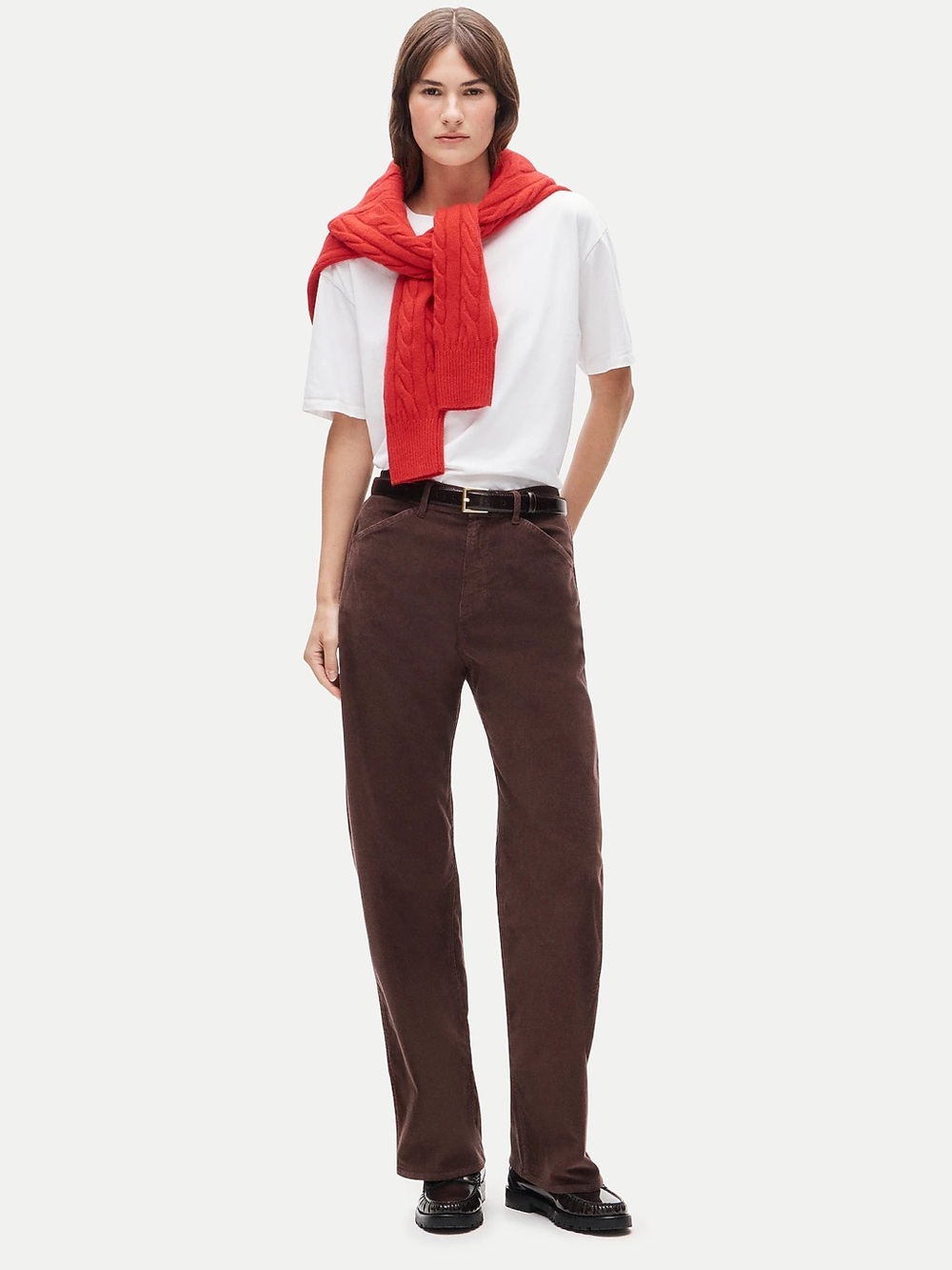 NWT J Crew Zoe Barrel Pant in Stretch Corduroy, Size 28P $148